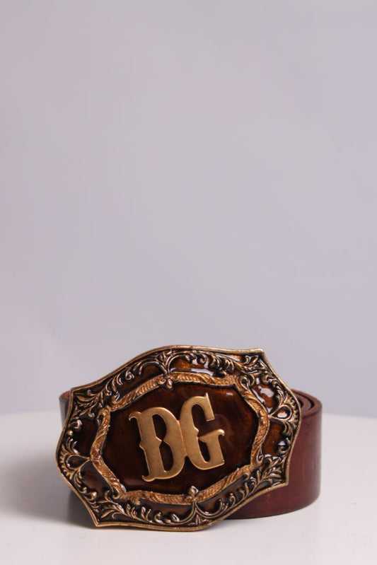 Dolce & Gabbana Belts Brown/ Gold 80CM