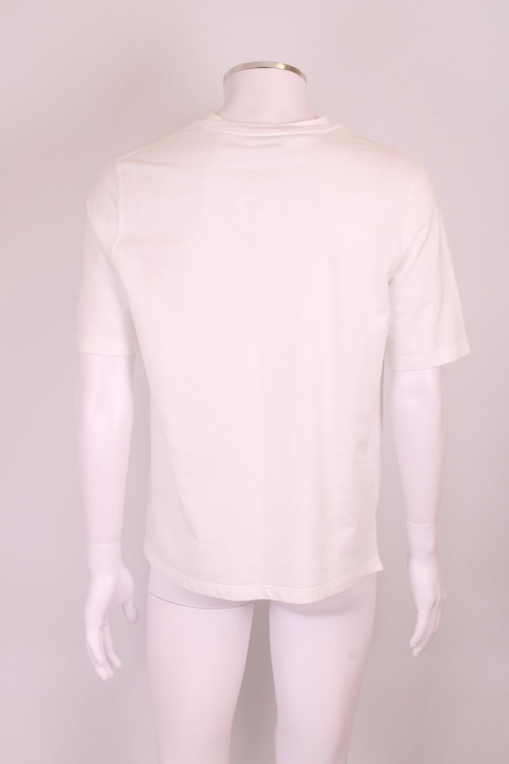 Hermes Leather Patch T-Shirt White M