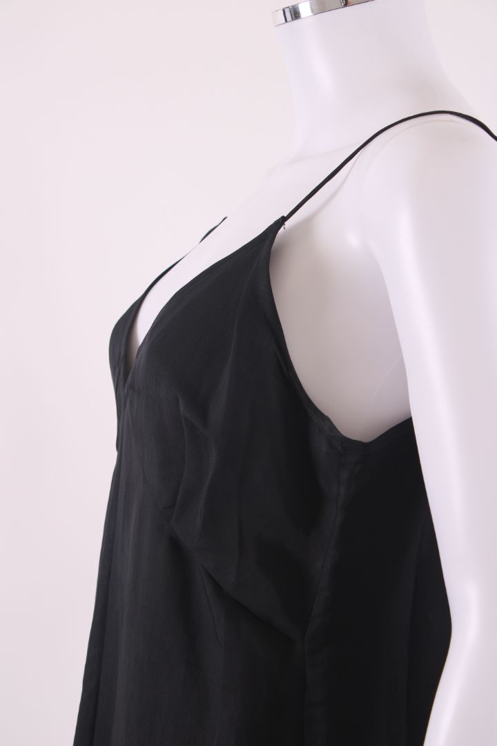 Celine S/S Mini Slip Dress Black 12