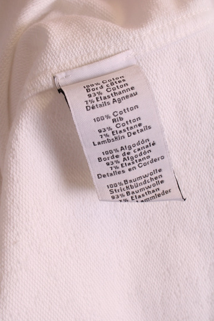 Hermes Leather Patch T-Shirt White M