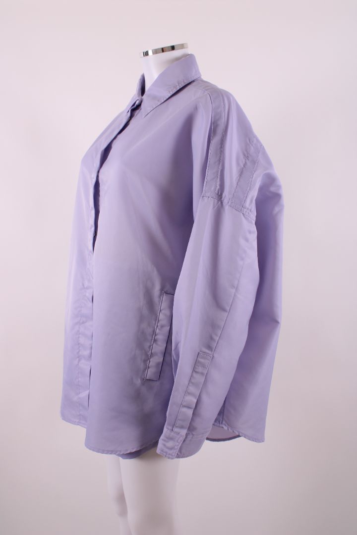 The Frankie Shop L/S Shell Shirt/ Shorts Co-ord Lilac XS/S