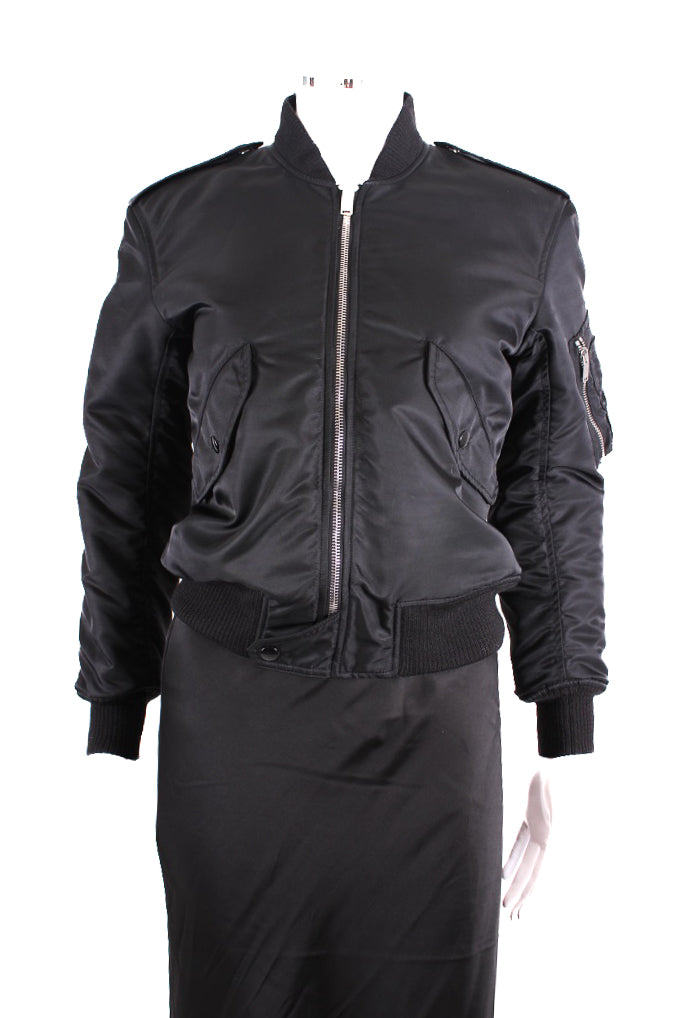 Black Saint Laurent Bomber Jacket, S