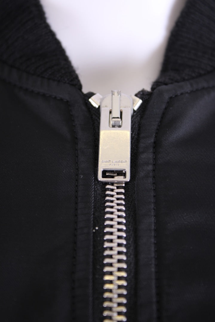 Black Saint Laurent Bomber Jacket, S