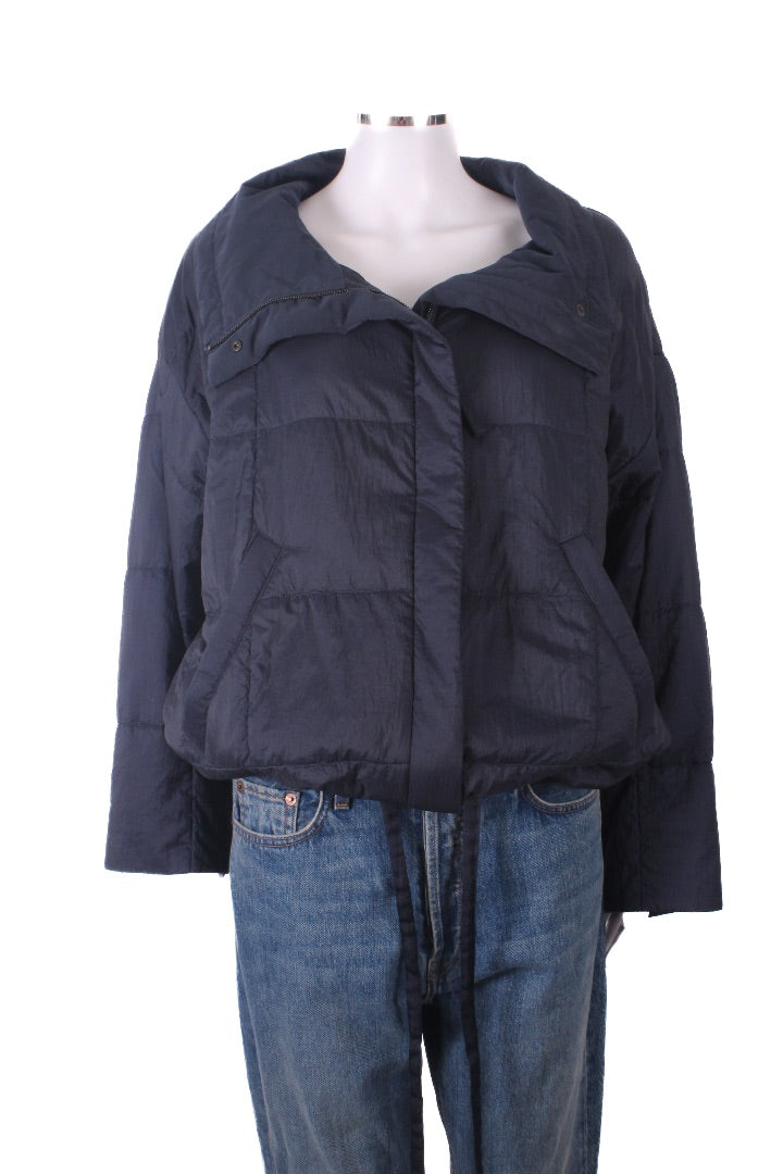 Weekend MaxMara L/S Light Padded Jacket Navy 12