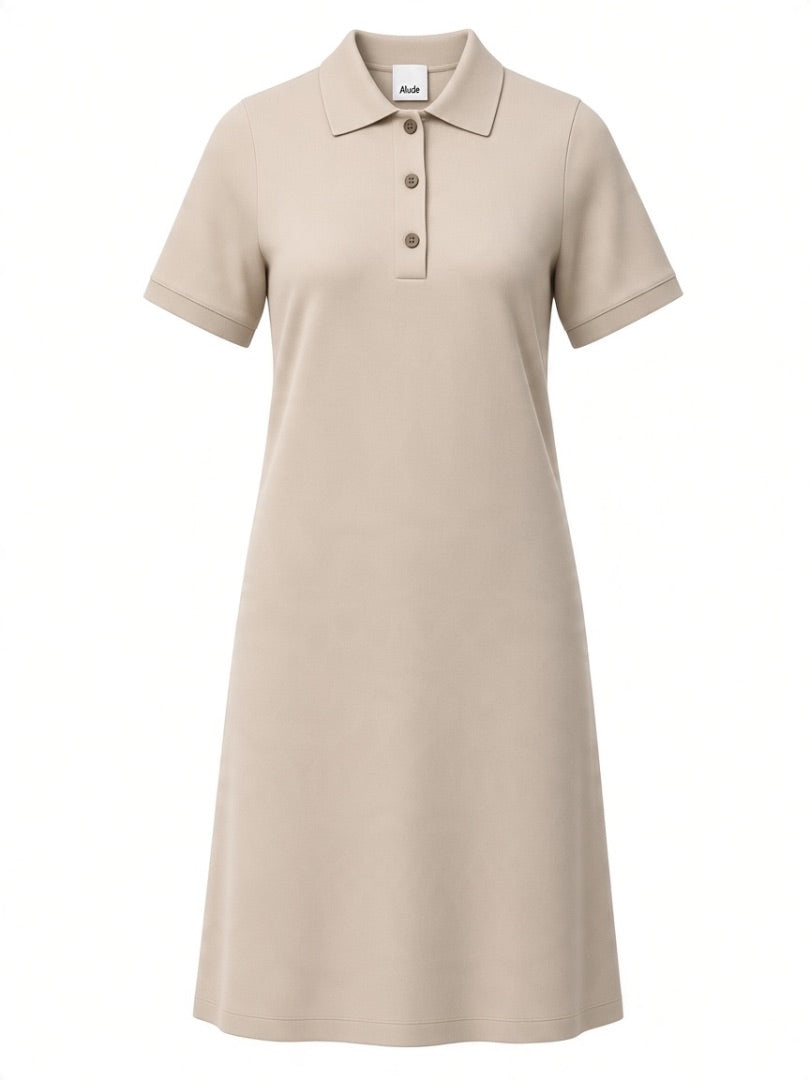 Allude S/S Knit Dress Cream M