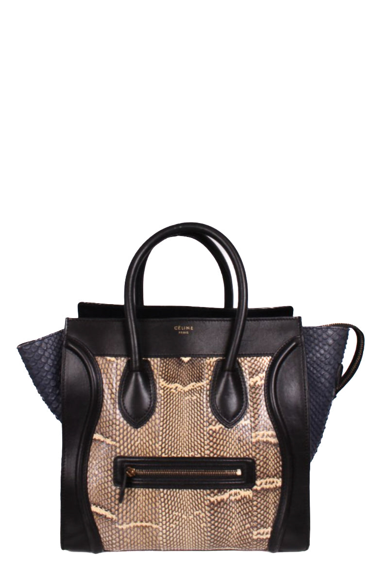Celine Phantom Luggage Python