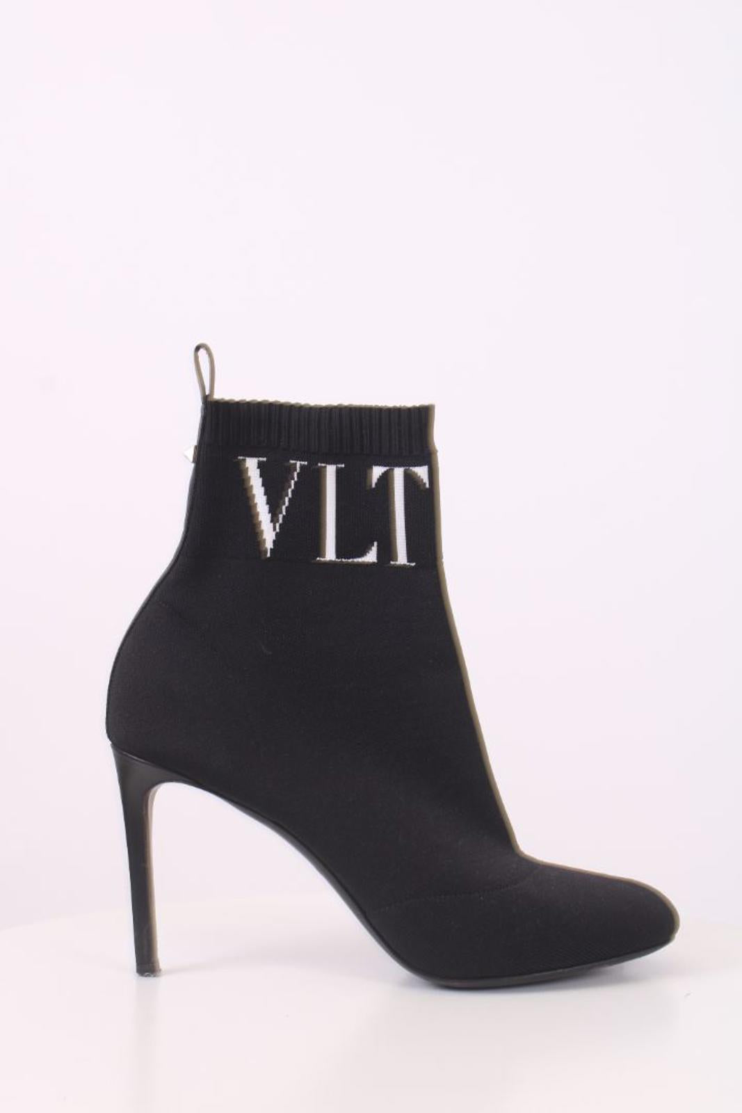 Valentino Garavani Heeled Sock Boots Black 40