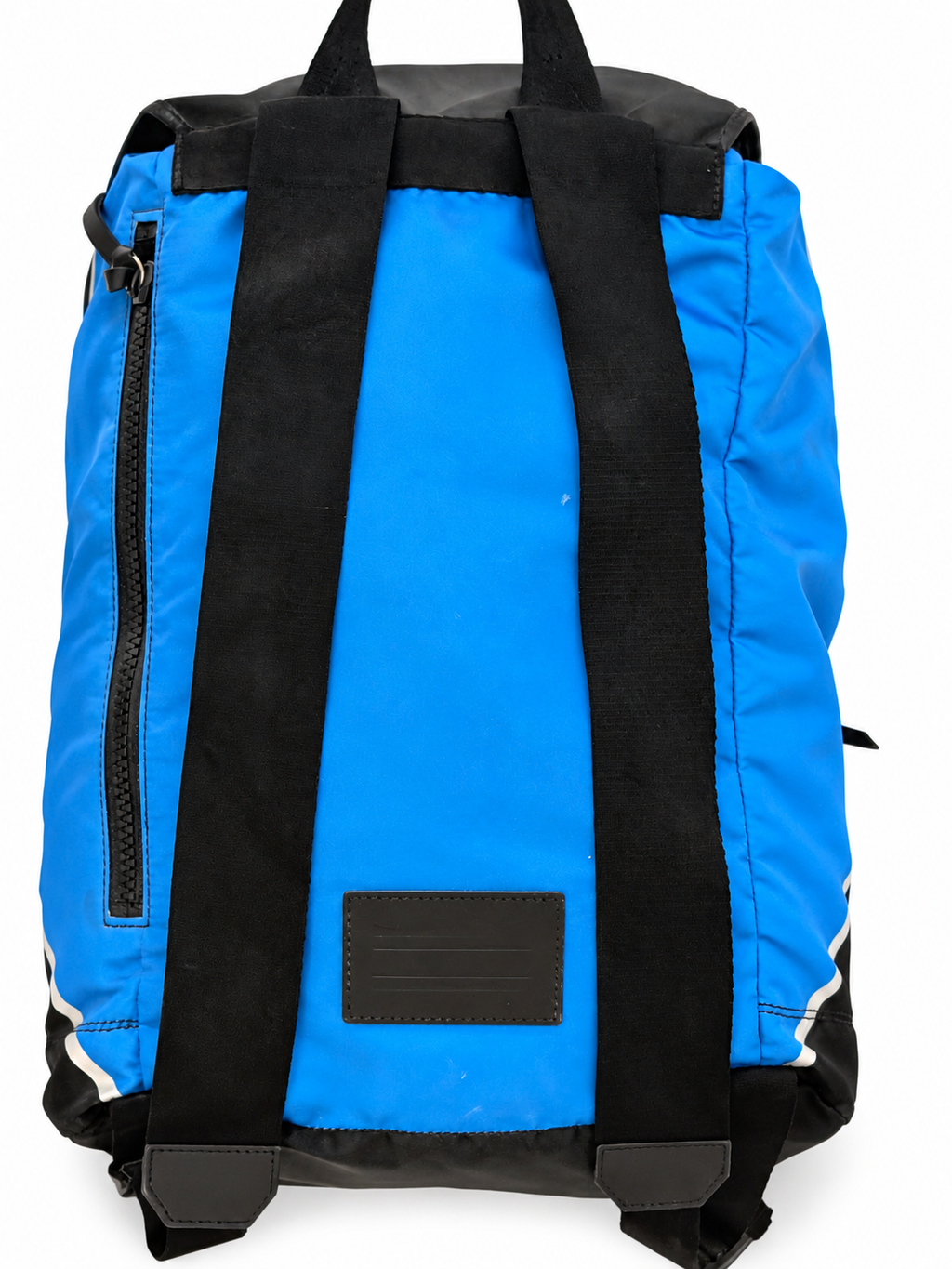 Givenchy black and blue backpack – back detail