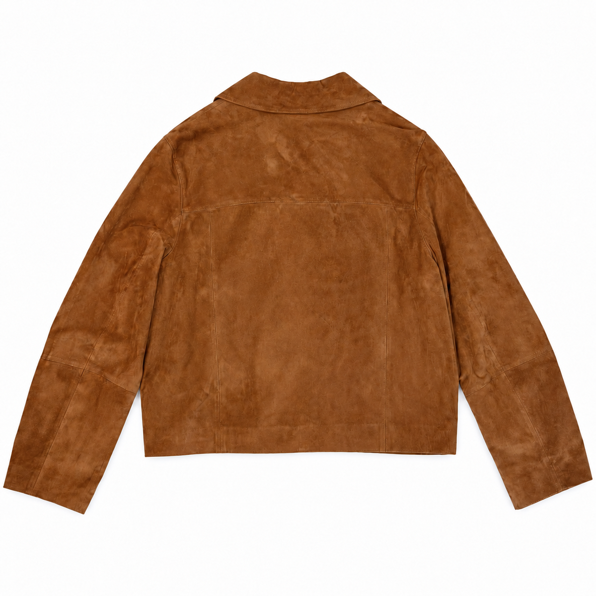 Mint Velvet tan suede jacket size XL – back