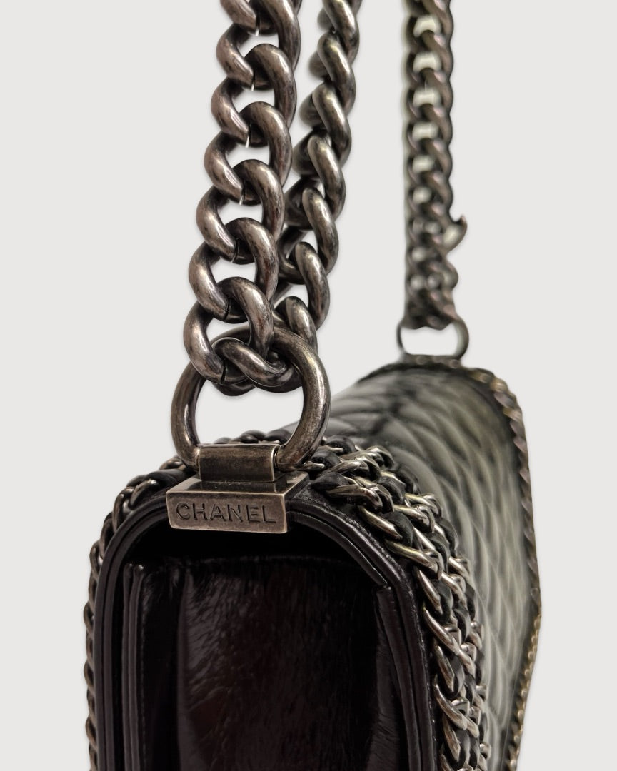 Black Chanel Boy Bag Small