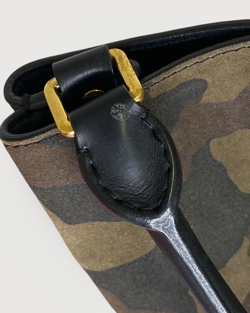 Burberry Camo Bucket Bag Camo