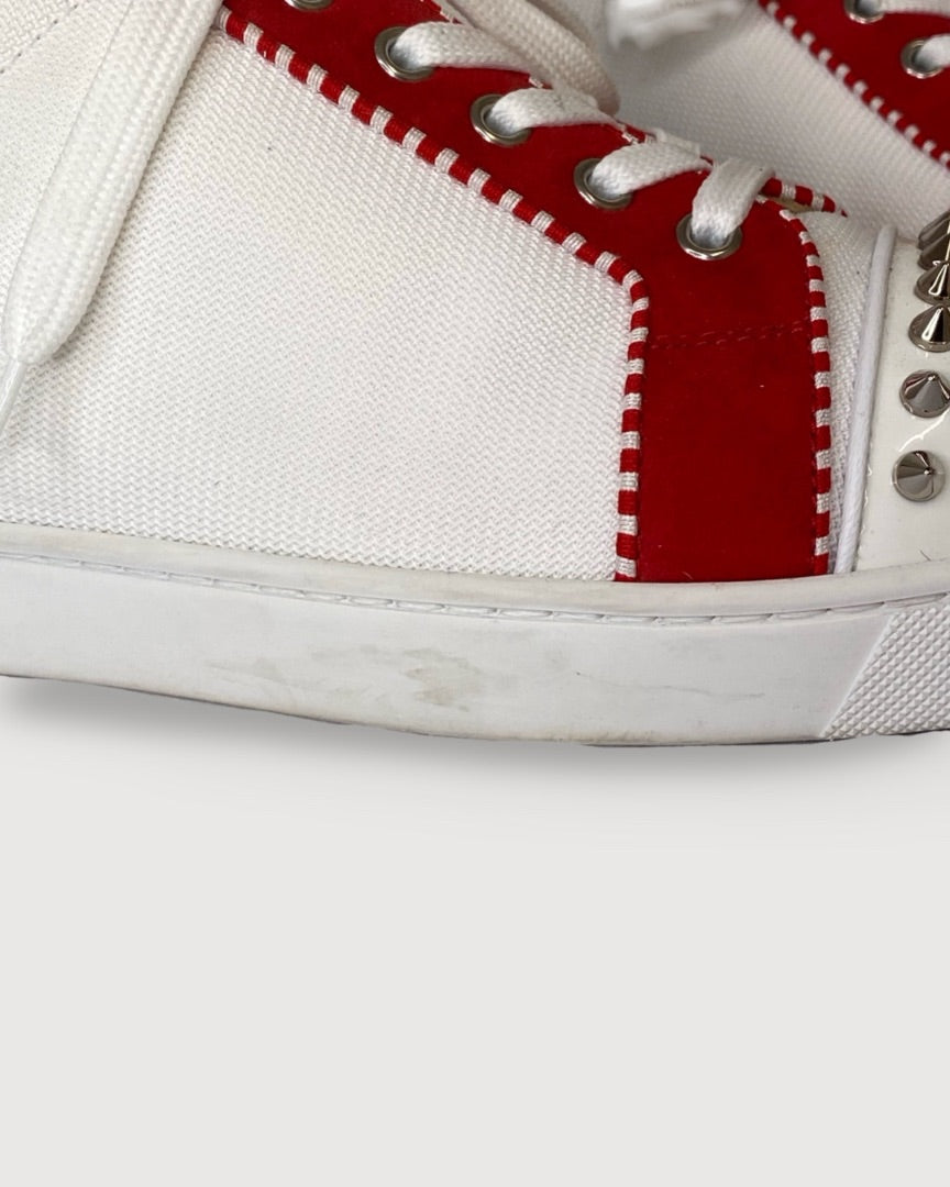 White/ Red/ Blue Christian Louboutin Trainers, 43