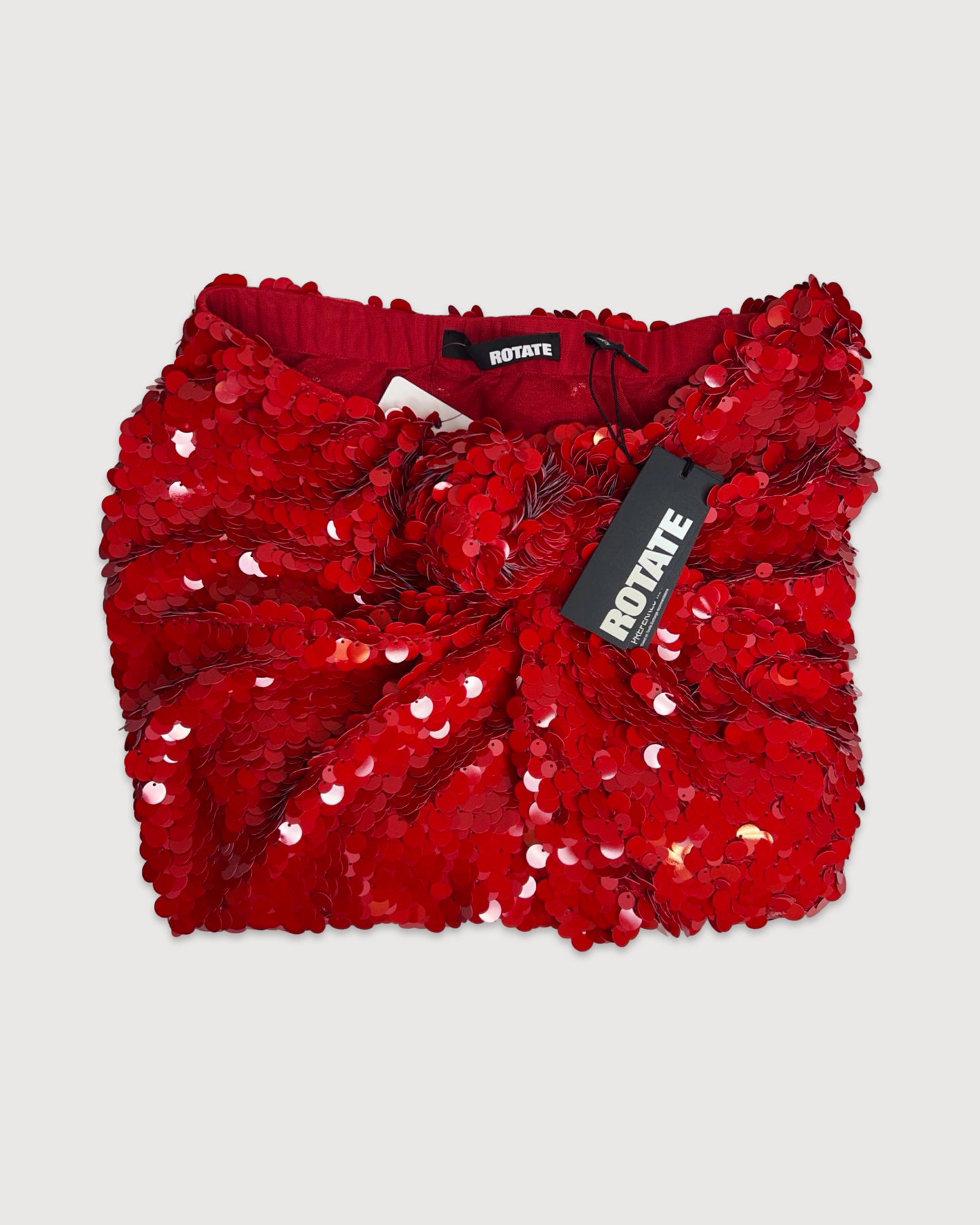 Red Rotate Skirt, 12