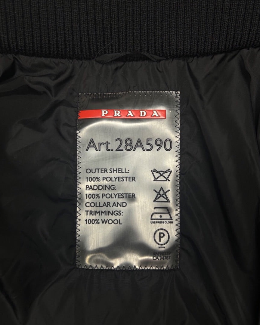 Black Prada Padded Jacket, S