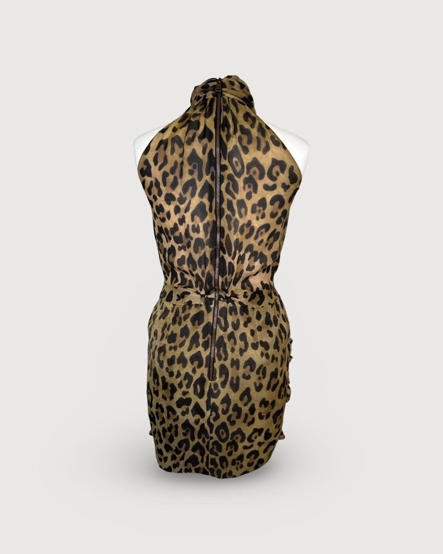 leopard Balmain Dress, 10