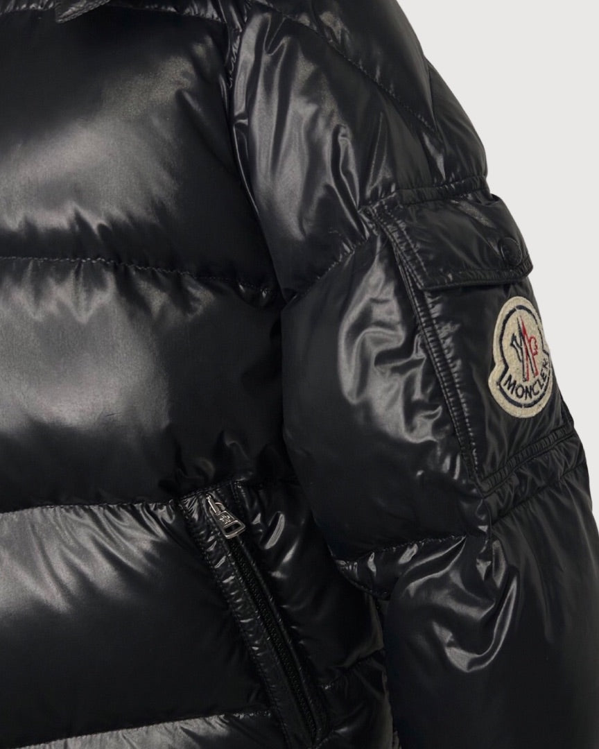 Black Moncler Coat, M