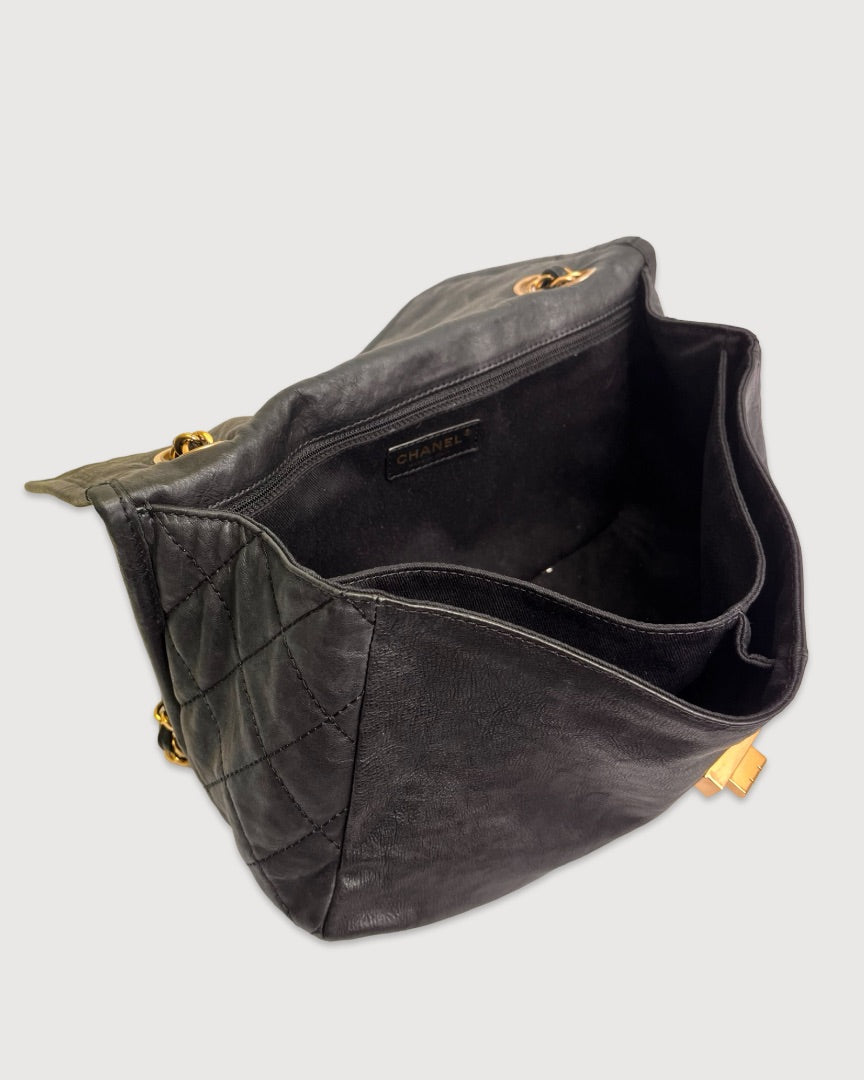 Black Chanel Handbag, 2.55