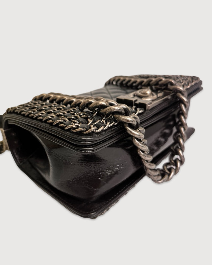 Black Chanel Boy Bag Small