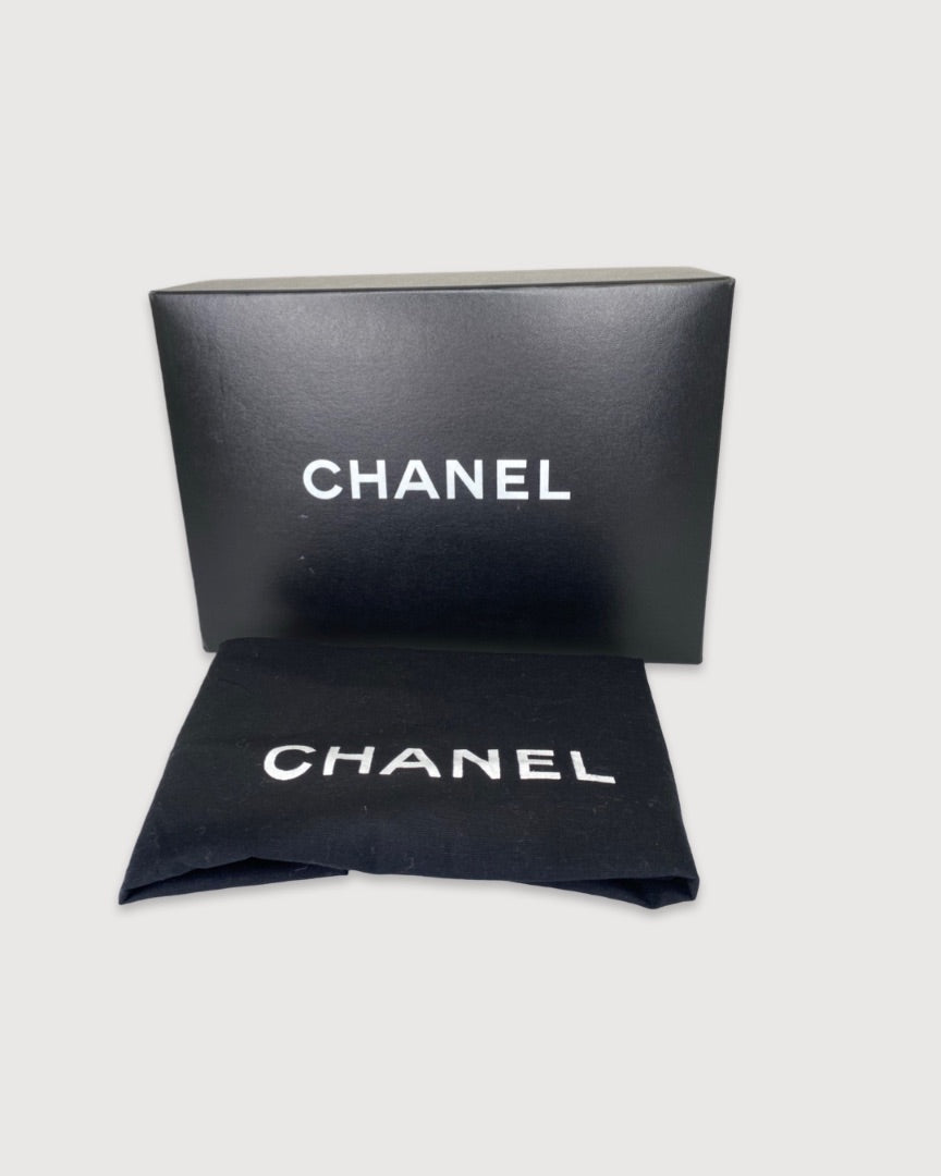 White Chanel Classic Flap