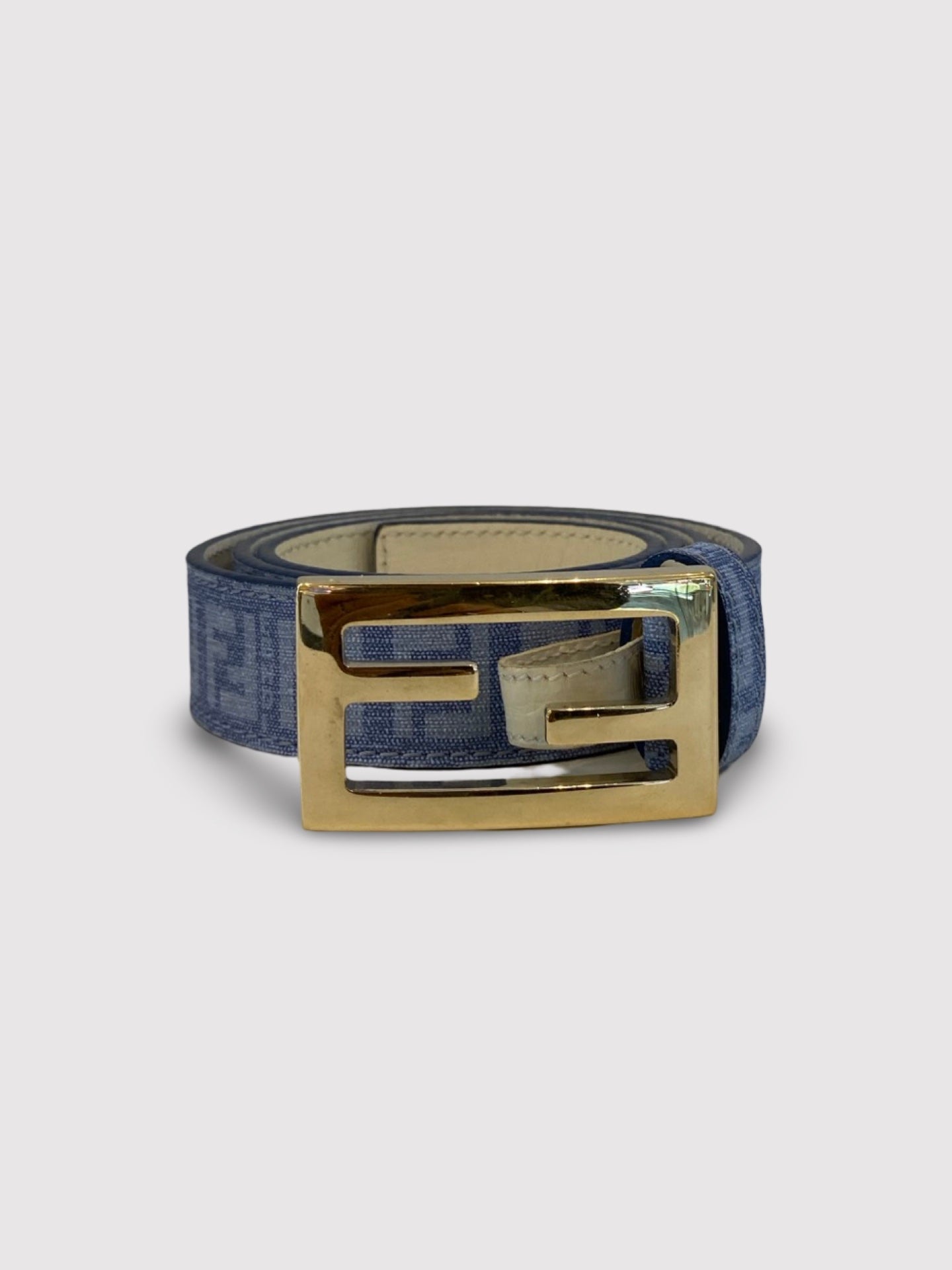 Blue Fendi Belt, 36inch