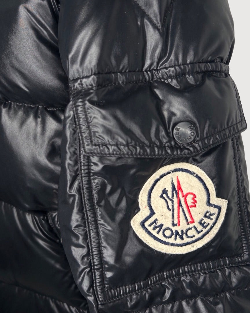 Black Moncler Coat, M