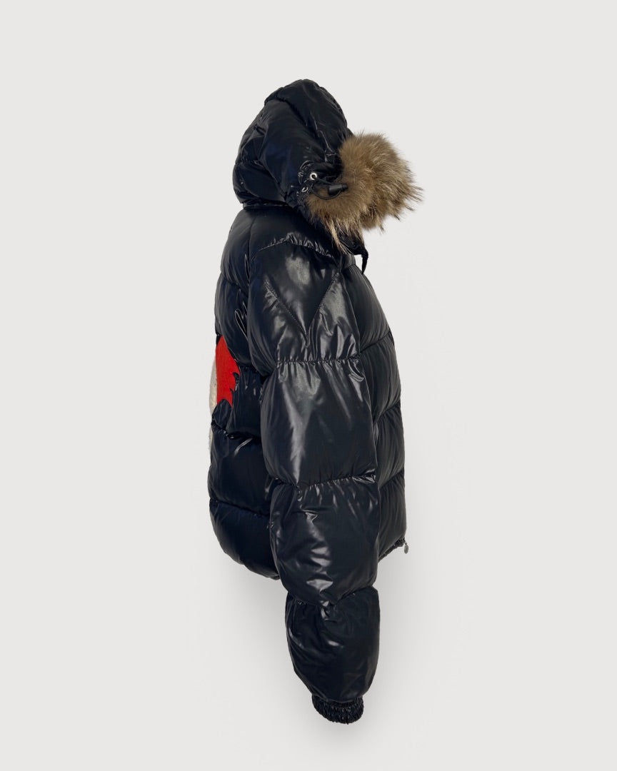 Black Moncler Coat, M