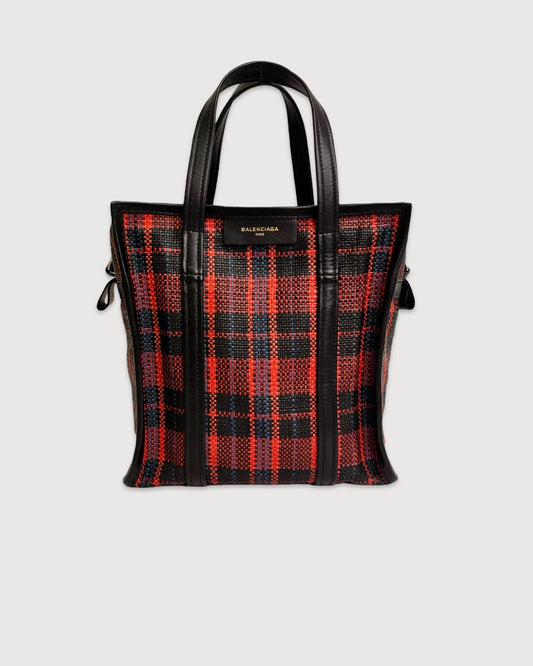 Red / Black Balenciaga Bazaar Bag