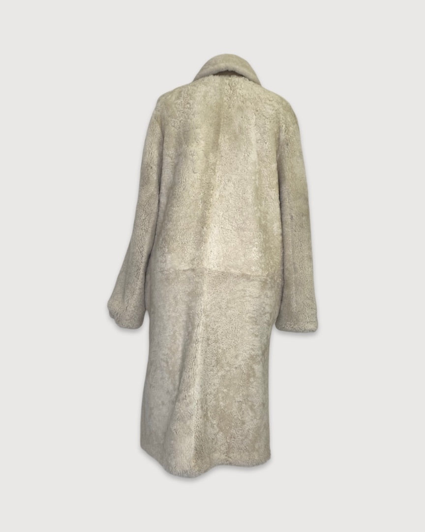 cream Allsaints Coat