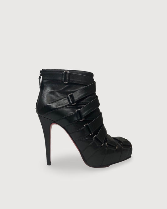 Black Christian Louboutin Heeled Boots, 5