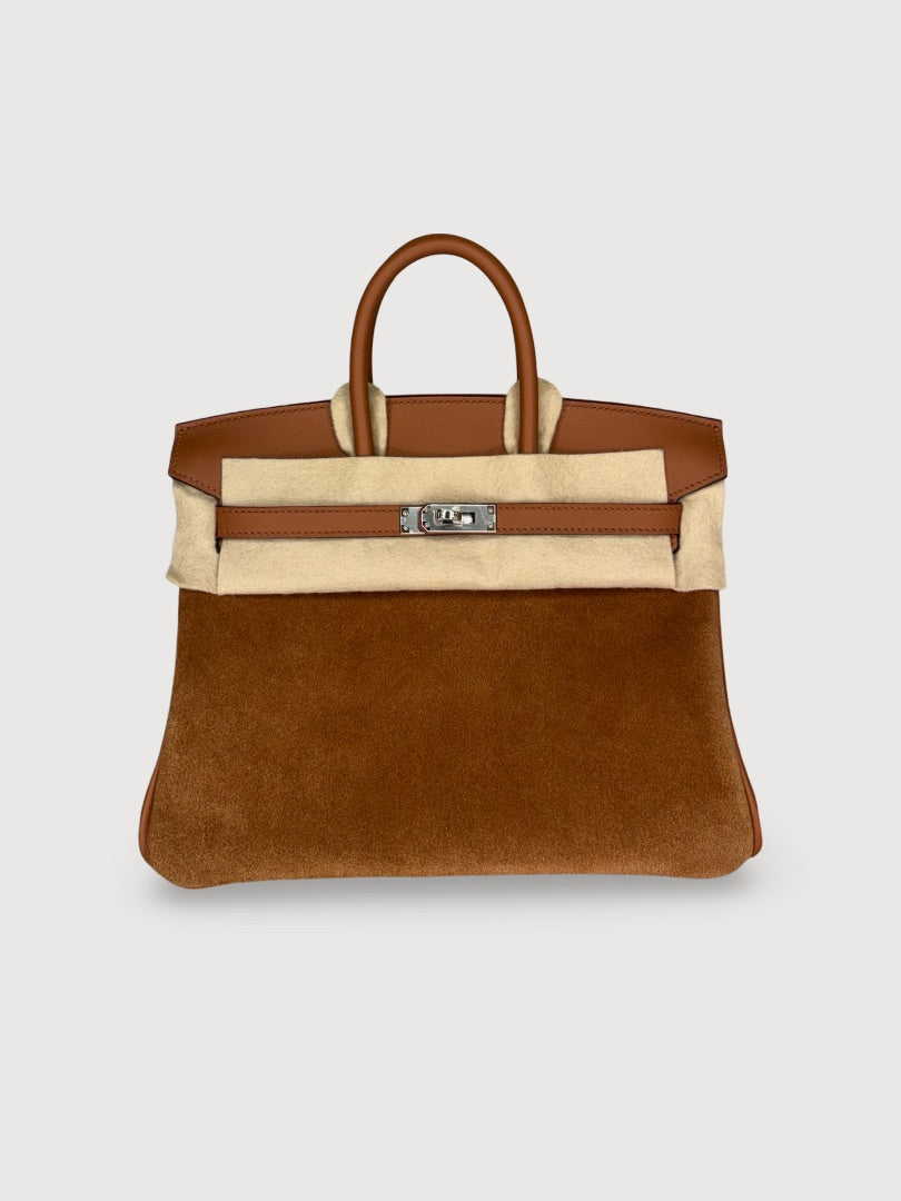 Chamois/Gold/Grizzly Swift Hermes Birkin, 25