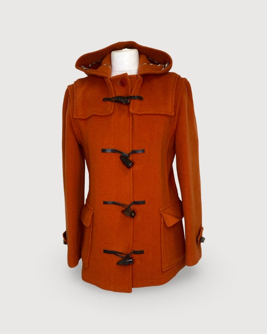 Orange Aquascutum Duffel Coat, S