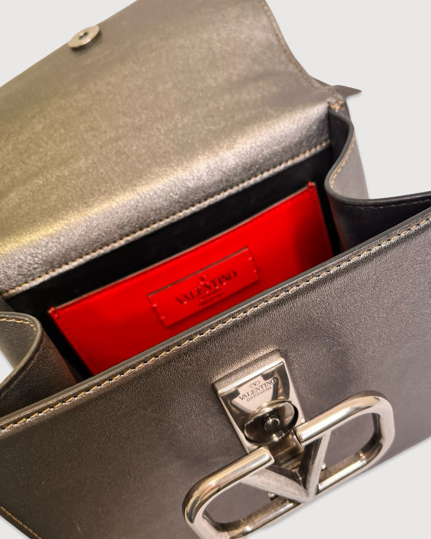 Metallic Valentino V SLing Bag
