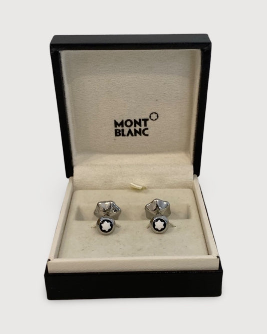 Silver Montblanc Cufflinks, OS