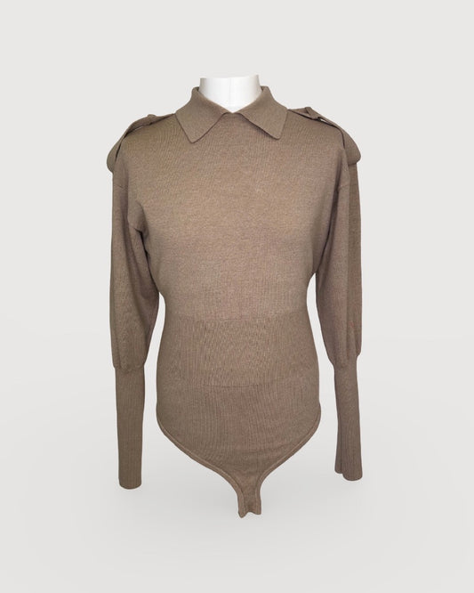 Beige Victoria Beckham Jumper, L