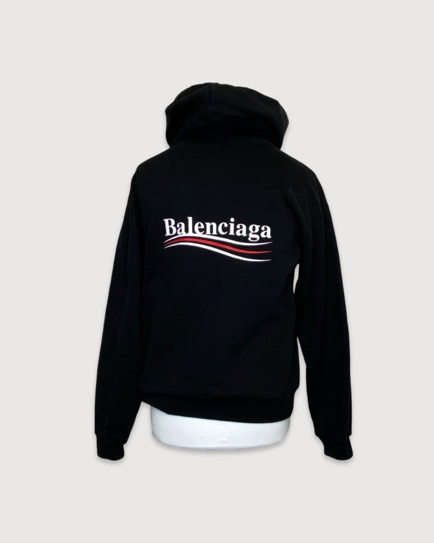 Black Balenciaga Hoodie, L