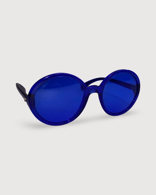 Blue Chanel Sunglasses