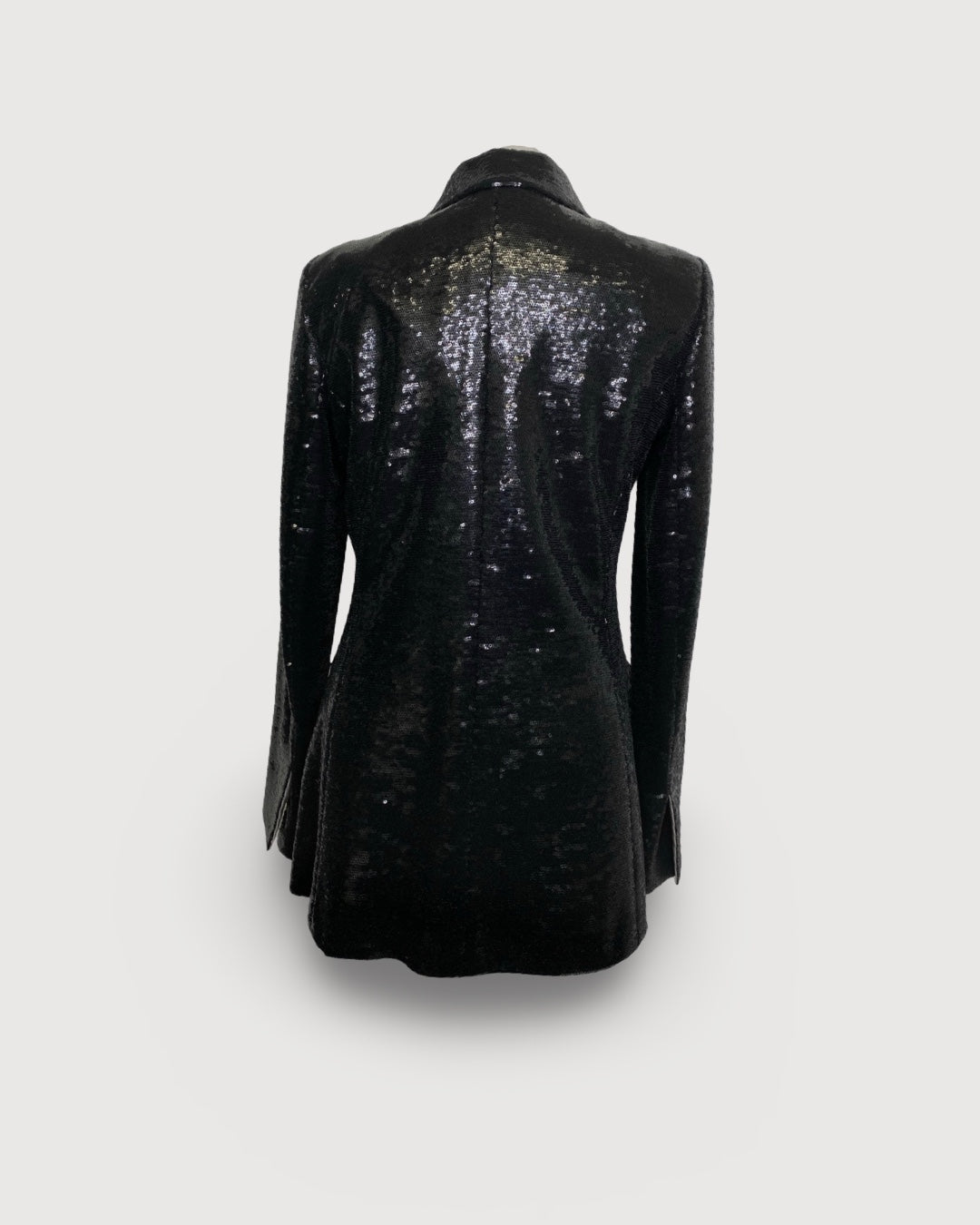 Black Chanel Sequin Jacket
