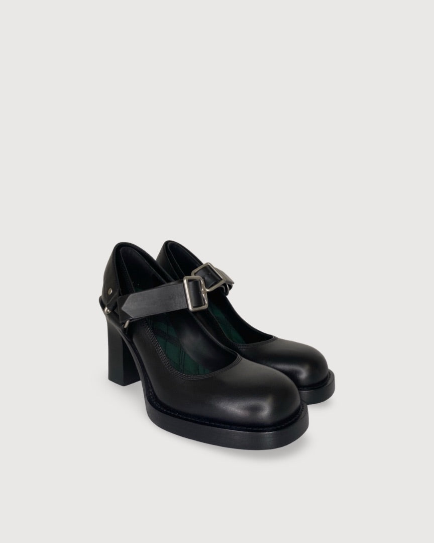 Burberry Mary Jane Heels Black 6