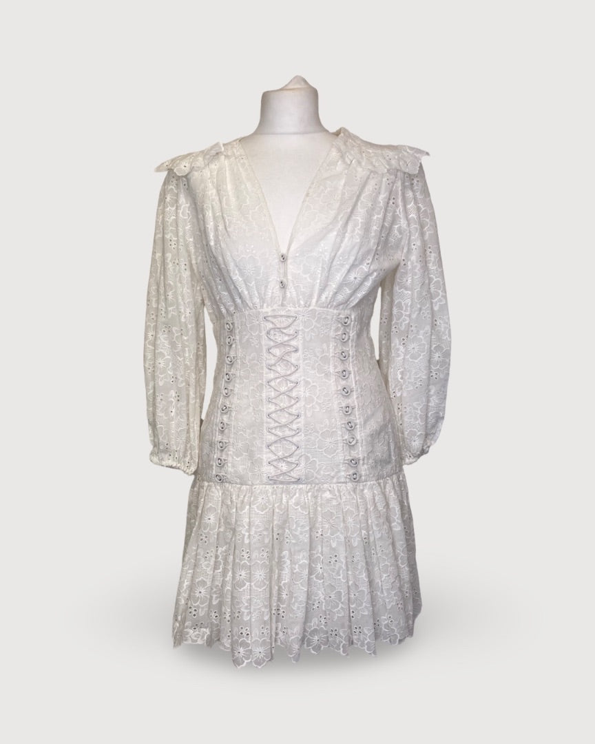 White Zimmermann Dress, 8