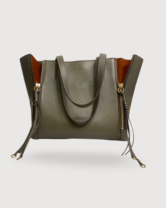 Taupe/ Tan Chloe Handbag