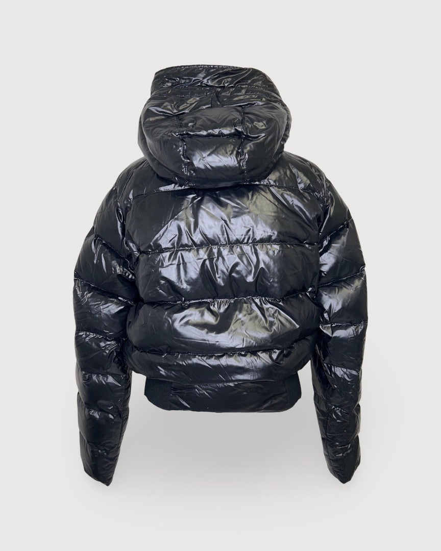 Black Moncler Alpin Giubbotto, XL