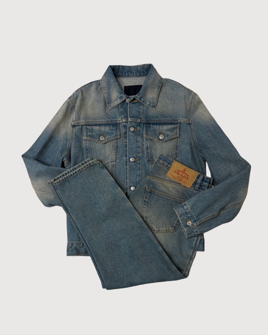 Blue Prada Denim Jacket, L