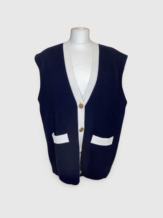 Navy Sandro Waist Coat, L