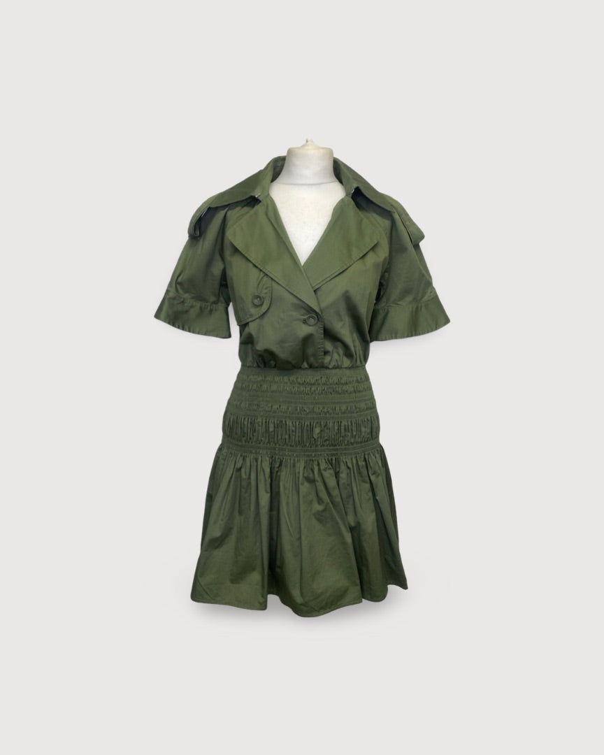 Self Portrait Dress Khaki 10