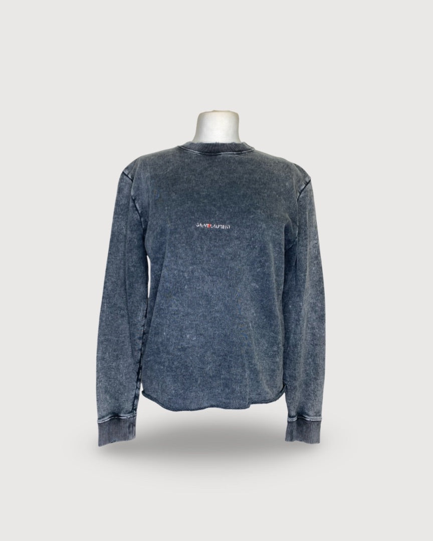 Grey Saint Laurent Sweatshirt, S