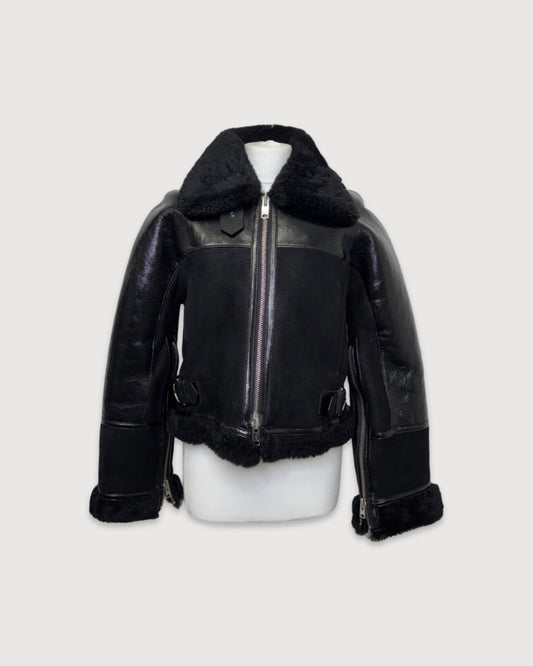 Black shoreditch ski club Jacket, S/M