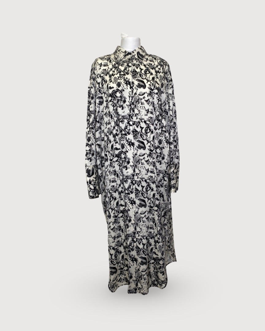 White/black patterned Day Birger Et Mikkelsen Dress, 38