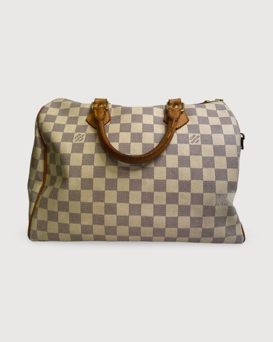 Azure Louis Vuitton Check SpeedyBag