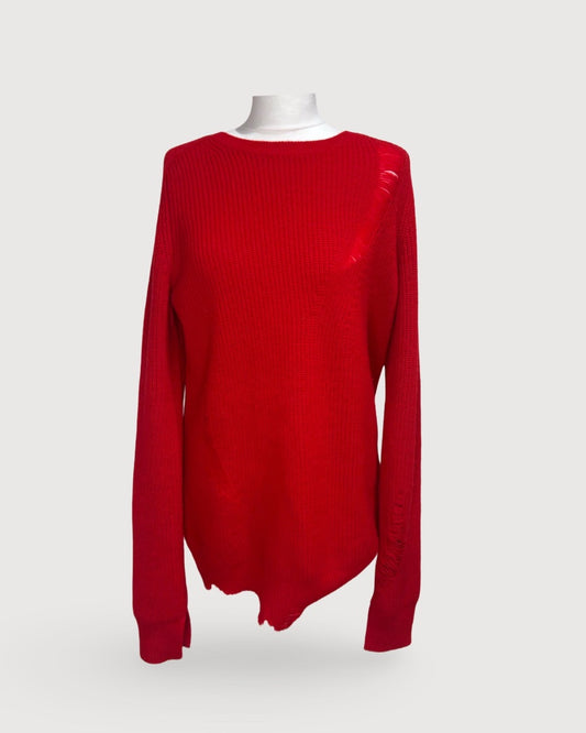 Red Helmut Lang Knit, S