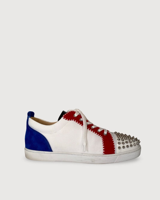 White/ Red/ Blue Christian Louboutin Trainers, 43